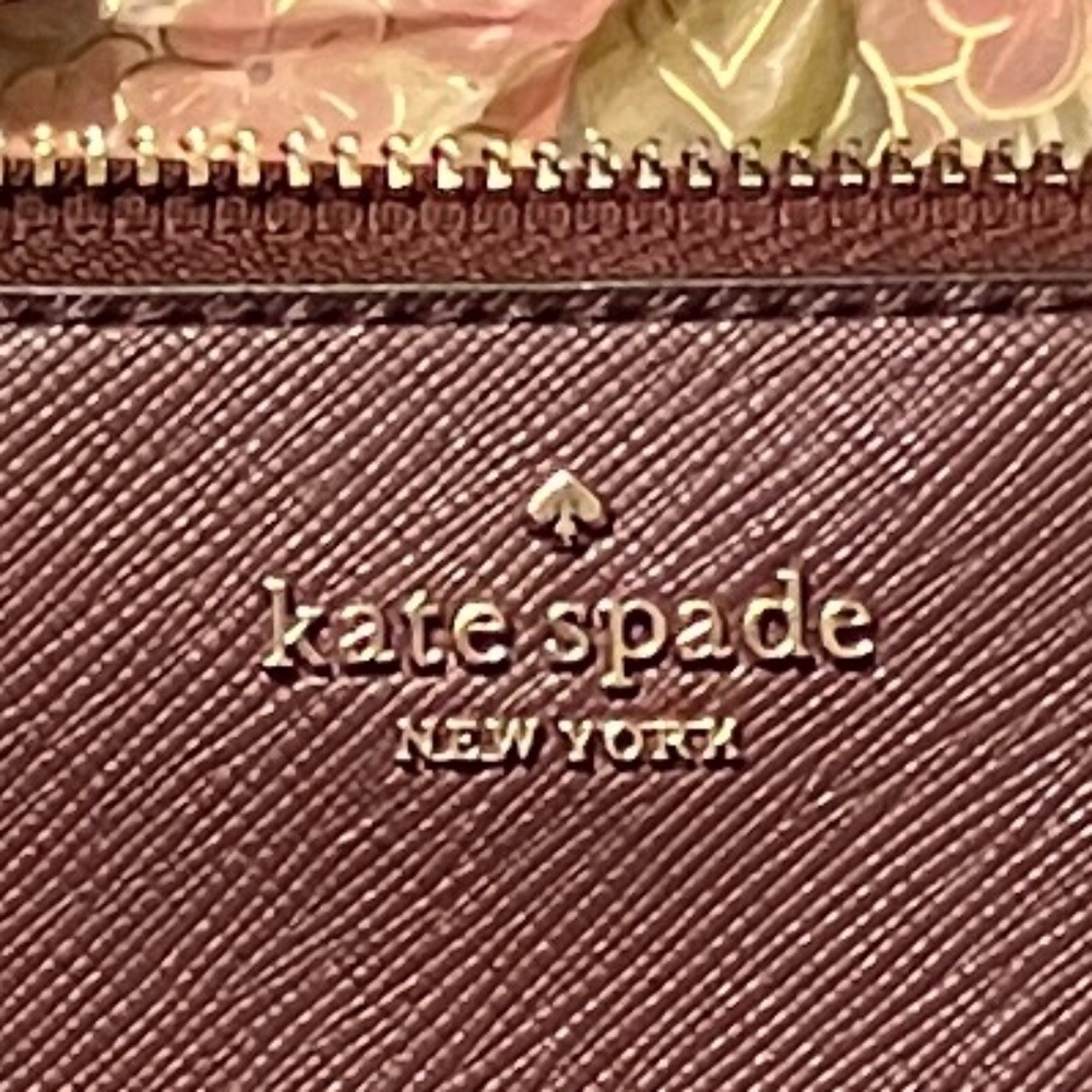 ✨ PRISTINE ✨ Kate Spade Burgundy & Glitter Crossbody - Picture 7 of 8